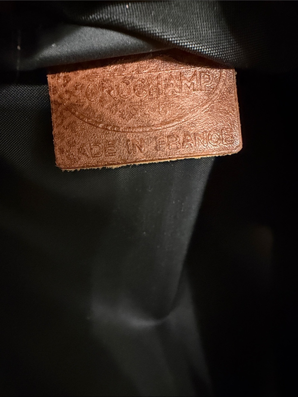 Longchamp Brown Toiletry Pouch with Leather Trim - Picture 10 of 11